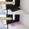 Tekst - Eend - Paars Deurmat klein -voor-na_NL