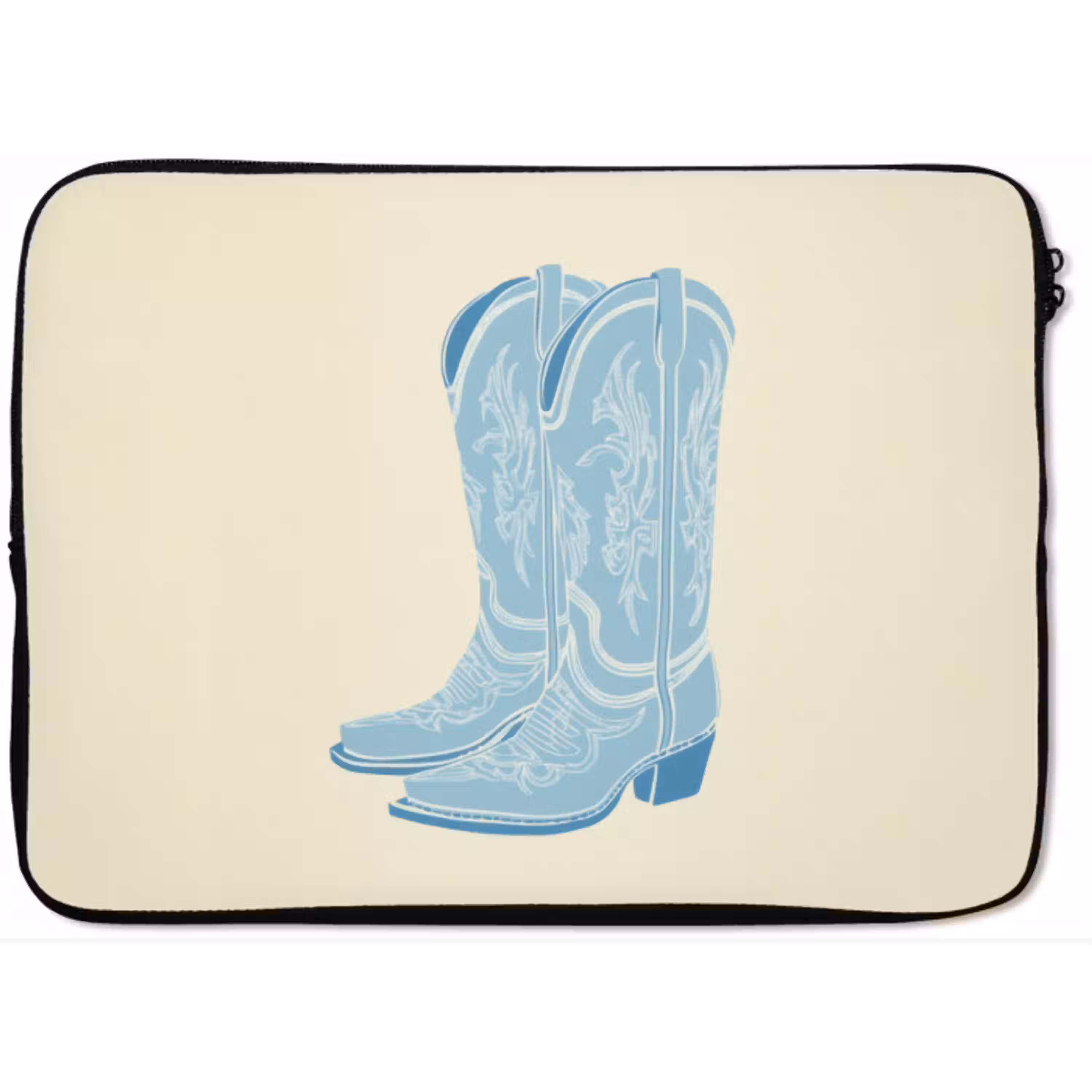 Illustratie - Cowboylaarzen - Patroon laptophoes neopreen klein -zkaufland3dotto