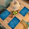 Beton - Blauw - Vintage - Structuur - Industrieel Placemat vinyl groot -zzsfeer5_Kitchenyeah-website