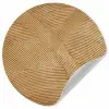 Structuur - Natuur - Kunst - Rotan Wandcirkel behangsticker klein -3d