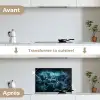 Wereldkaart - Bliksem - Blauw keuken achterwand spatscherm klein -voor_na_FR