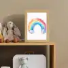 Regenboog - Kinderen - Meisje Light Box met kabel klein -sfeer2_kind