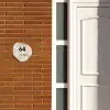 Lichtbruin marmer - Modern Naambord Organisch middel -sfeer3
