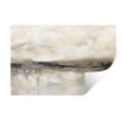 Landschap - Horizon - Natuur - Abstract - Neutraal Muursticker klein -3d