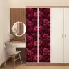 Dahlias - Bloemen - Rood deurposter klein 289 -sfeer3