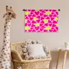 Patroon - Hart - Roze - Groen Wandkleed katoen klein 269 -wsfeer5_kind