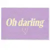 Oh darling - Hart - Paars Deurmat klein -zkaufland3d