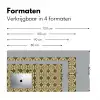 Ornament - Patroon - Groen Muismat XXL klein 681 -sfeer5