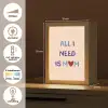 Moeder - Tekst - Hartje - Rood Light Box met kabel (Tafellamp) klein -USP_NL