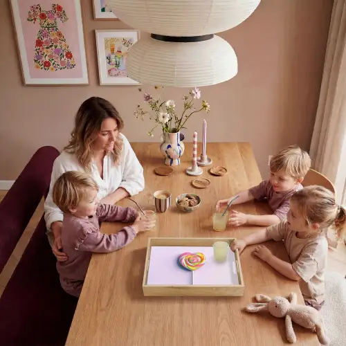 Hart - Lolly - Snoep Dienblad Rechthoek middel -sfeer4