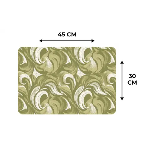 Abstract - Textuur - Groen Placemat vinyl groot 368 -specs
