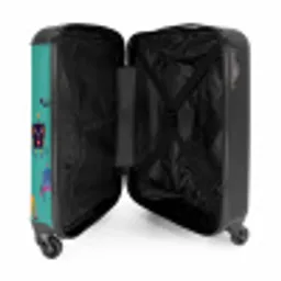 Robo rave NBS - Handbagage koffer - Kinderen Unisex middel -binnenkant