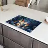 Winter - Gnooms - Eekhoorns - Meerkleurig Inductie beschermer vinyl 3mm klein -sfeer8