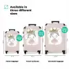 Prinses op gekleurde achtergrond met hartjes NBS - Handbagage koffer - Kinderen Unisex middel zzzzzzVergelijking_3EN