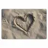 Hartvorm - Getekend - Beige - Zand Placemat vinyl groot -zzsfeer1_Kitchenyeah-website