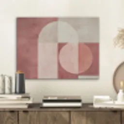 Figuren - Abstract - Roze PET vilt klein -sfeer1