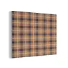 Plaid - Patroon - Vierkant - Bruin PET vilt klein 837 -3d