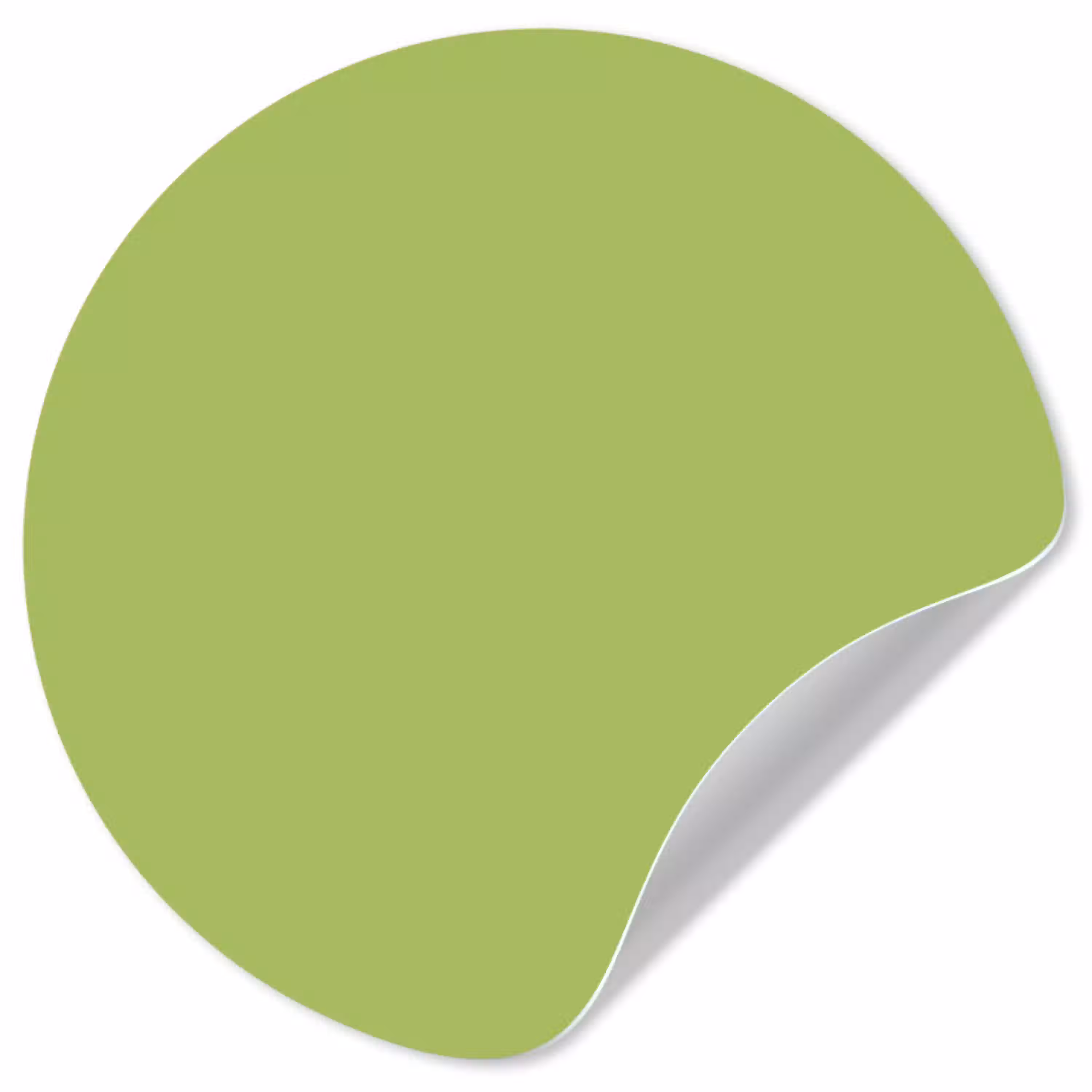 Lime - Glow - Groen Wandcirkel behangsticker klein 186 -3d