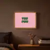 Yes fun - Groen - Roze - Stippen Light Box met batterij (Wandlamp) middel -sfeer4