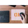 Ciao - Quote - Pastel - Strepen muismat rubber klein -toetsenbord