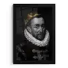 Willem van Oranje - Adriaen Thomasz - Goud fotolijst zwart zonder passe partout klein -3d