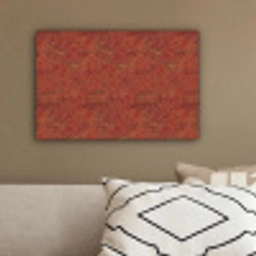 Oosters - Bloemen - Terracotta canvas 2cm klein 34 -sfeer3
