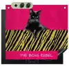 Kat - Baas - Roze - Tijgerprint Inductie beschemer met haakjes middel -3d
