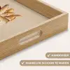 Baguette - Brood - Stokbrood - Beige Dienblad Rechthoek middel -USP_HandgreepNL