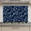 Grafisch - Bloesemtak - Blauw keuken achterwand spatscherm klein 900 -3d_website