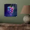 Paars - Disco - Feest - Druif plexiglas 5mm klein -sfeer3