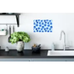 Bessen - Modern - Blauw Muursticker klein 286 -keuken