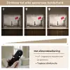 Kunst - Meisje - Ballonnen - Hart - Grijs Light Box met batterij (Wandlamp) middel -USP_dimbaarNL