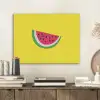 Fruit - Watermeloen - Geel PET vilt klein -sfeer1
