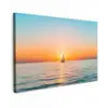 Zee - Zeilboot - Zonsondergang canvas 2cm klein -z3d