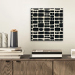 Modern - Organisch - Zwart aluminium wit klein 46 -sfeer1