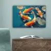 Vissen - Waterlelies - Oranje - Water canvas 2cm klein -sfeer4