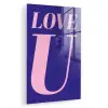 Love - Blauw - Valentijn plexiglas 5mm klein -zzzproduct_nieuw