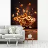 Appel - Taart - Warm - Eten fotobehang vinyl groot -woonkamer