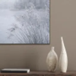 Riet - Bevroren - Winter - Natuur PET vilt klein -sfeer6_closeup