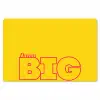 Dream big - Geel - Grafisch Placemat vinyl groot -zzsfeer1_Kitchenyeah-website