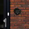 Zwart krokodillenleertextuur - Sierlijk Naambord Organisch middel -sfeer1