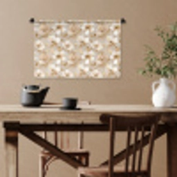 Bloemen - artistiek - Goud Wandkleed katoen klein 269 -sfeer6