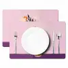 Tulpen - Vaas - Strepen - Paars Placemat vinyl groot -zzsfeer2_Kitchenyeah-website