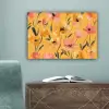 Bloemen - Geschilderd - Geel canvas 2cm klein -sfeer4