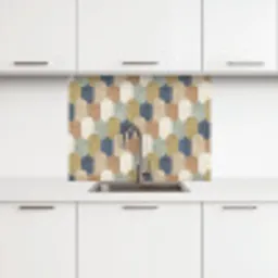 Harmonie - Patroon - Kleurrijk keuken achterwand 2 middel 865 -3d