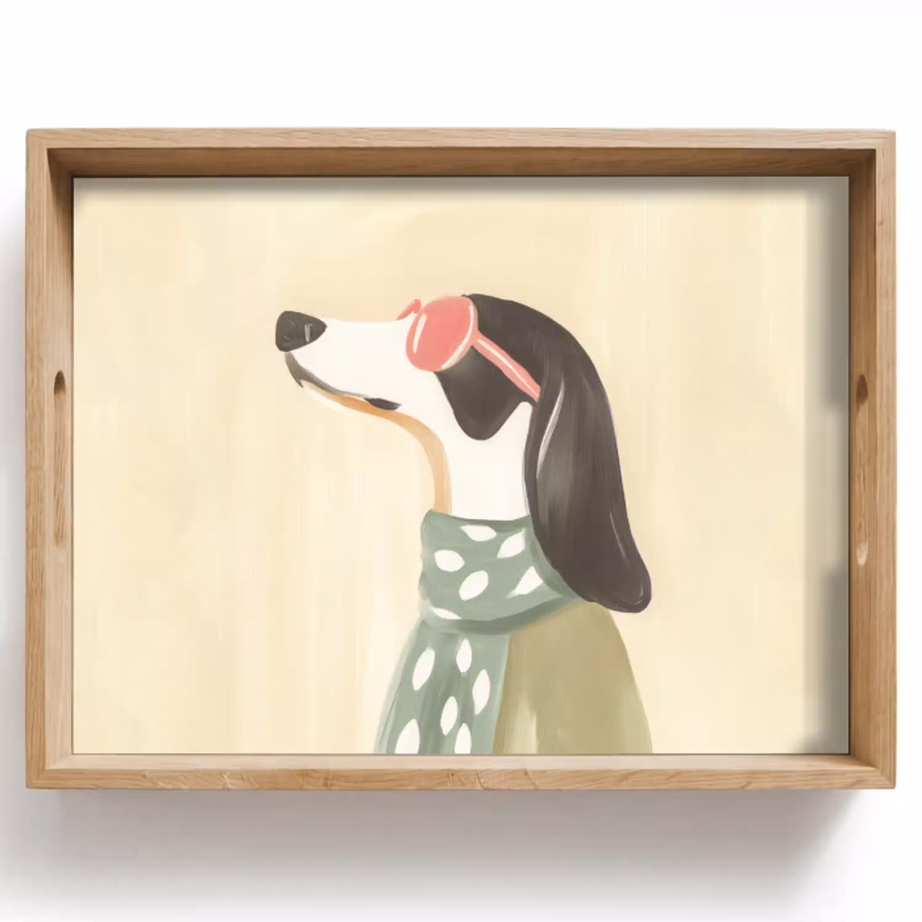 Hond - Zonnebril - Sjaal Dienblad Rechthoek middel -z3d_shopping