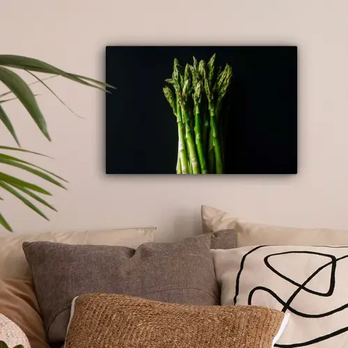 Asperges - Felgroen canvas 2cm klein -sfeer1
