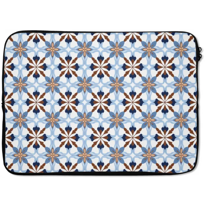 Ornament - Tegel - Kleurrijk laptophoes neopreen klein 279 -zkaufland3dotto