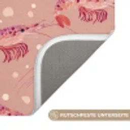 Garnalen - Stippen - Roze Badmat klein 997 -USP_AntislipDE