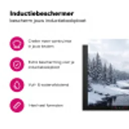 Sneeuwlandschap - Bergen - Rivier - Winter Inductie beschermer vinyl 3mm klein -wsfeer2_website